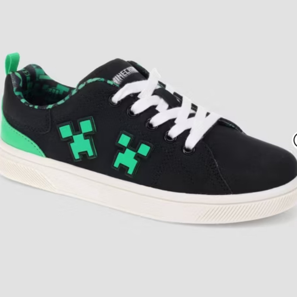 Kids' Boys' Minecraft Court Shoes - Black